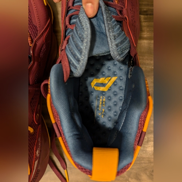 NIB Adidas Limite Dame 7 EXTPLY GCA 'Three' Victory Crimson Size 11. - Picture 7 of 7